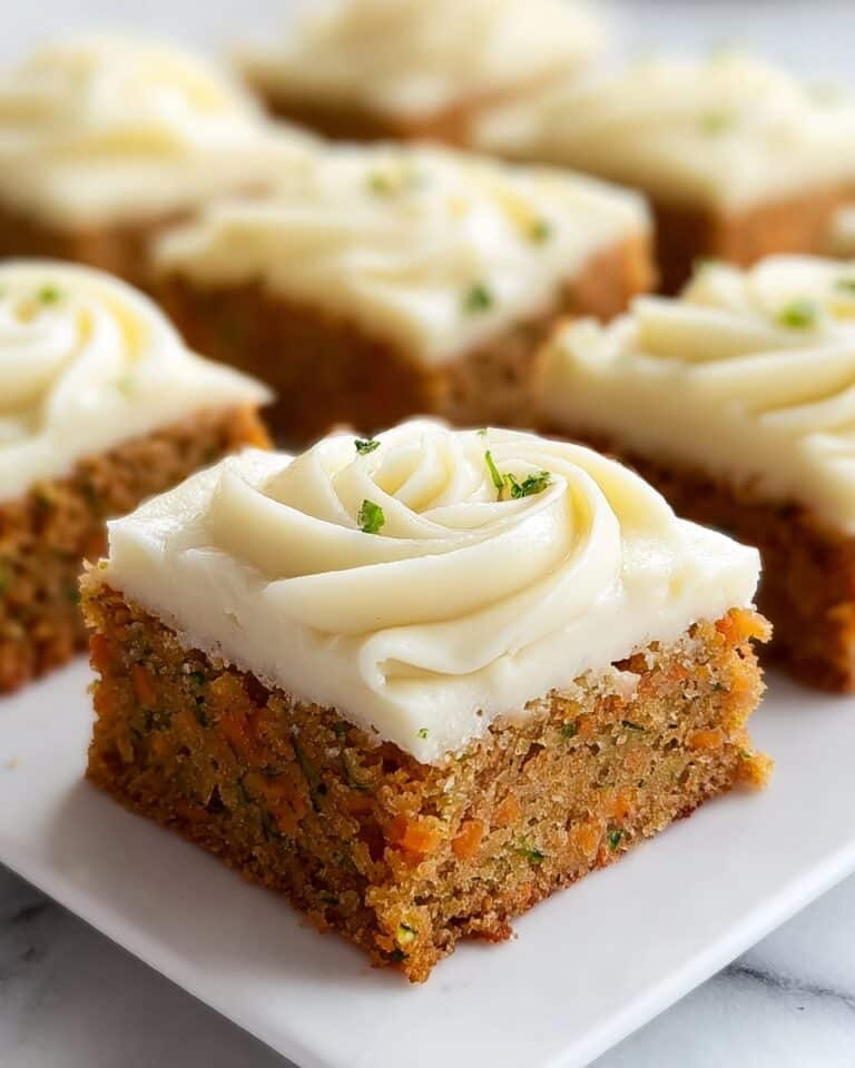 Spiced Ginger Carrot and Zucchini Bars Recipe