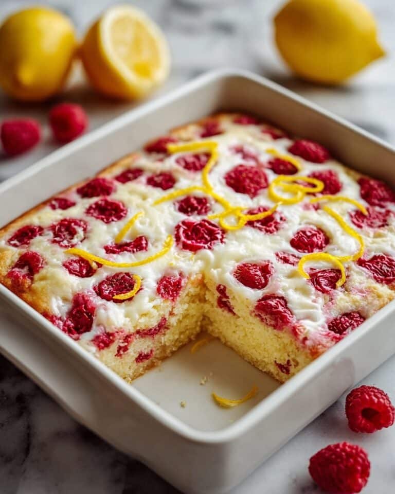 Lemon Raspberry Cottage Cheese Bake Recipe