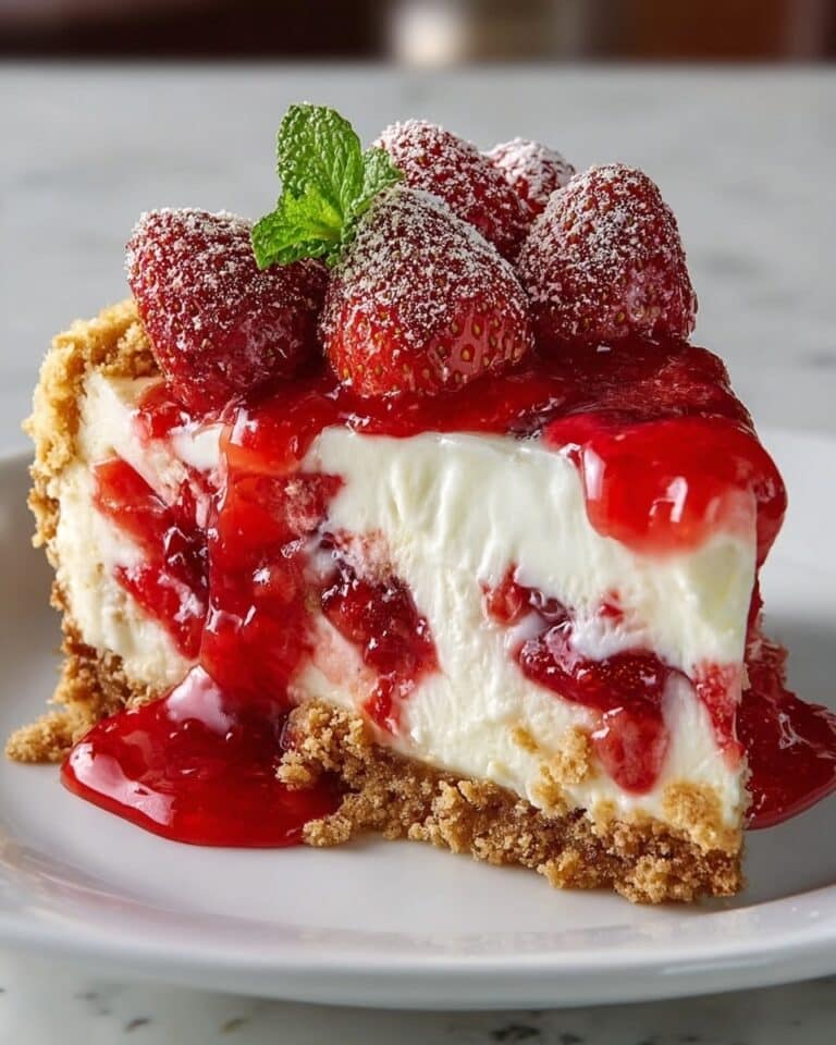 Strawberry Crunch Cheesecake Recipe
