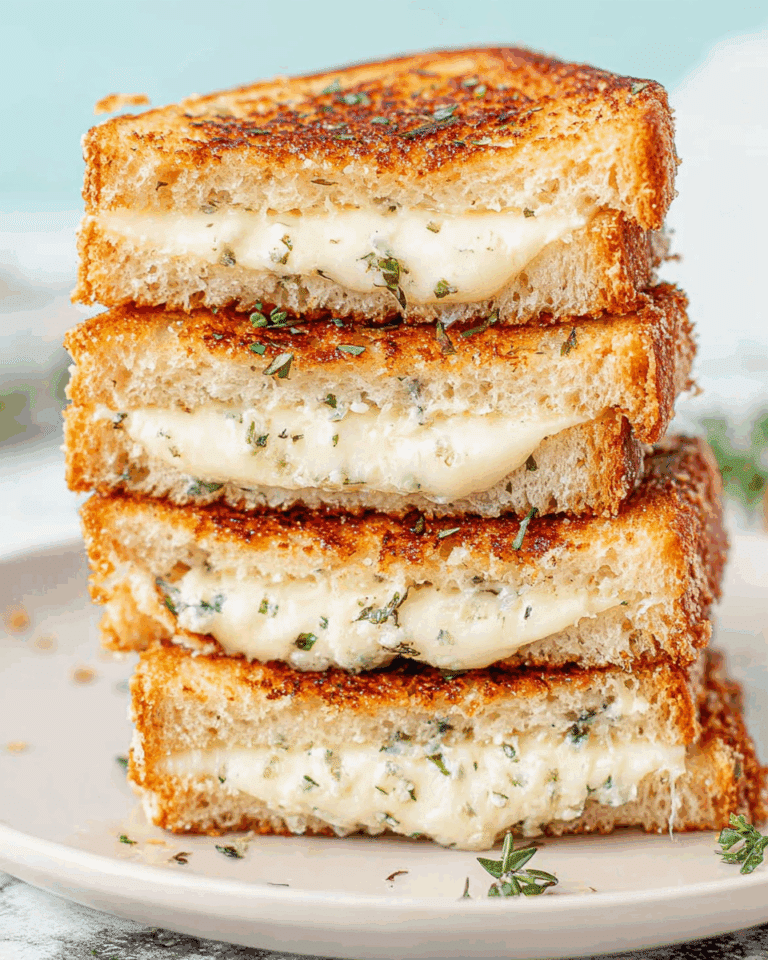 White Pizza Grilled Cheese Sandwiches Recipe