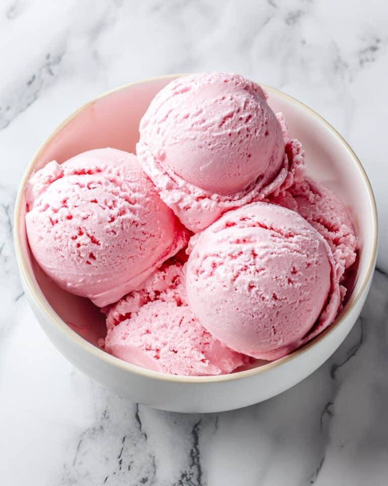Strawberry Cottage Cheese Ice Cream Recipe