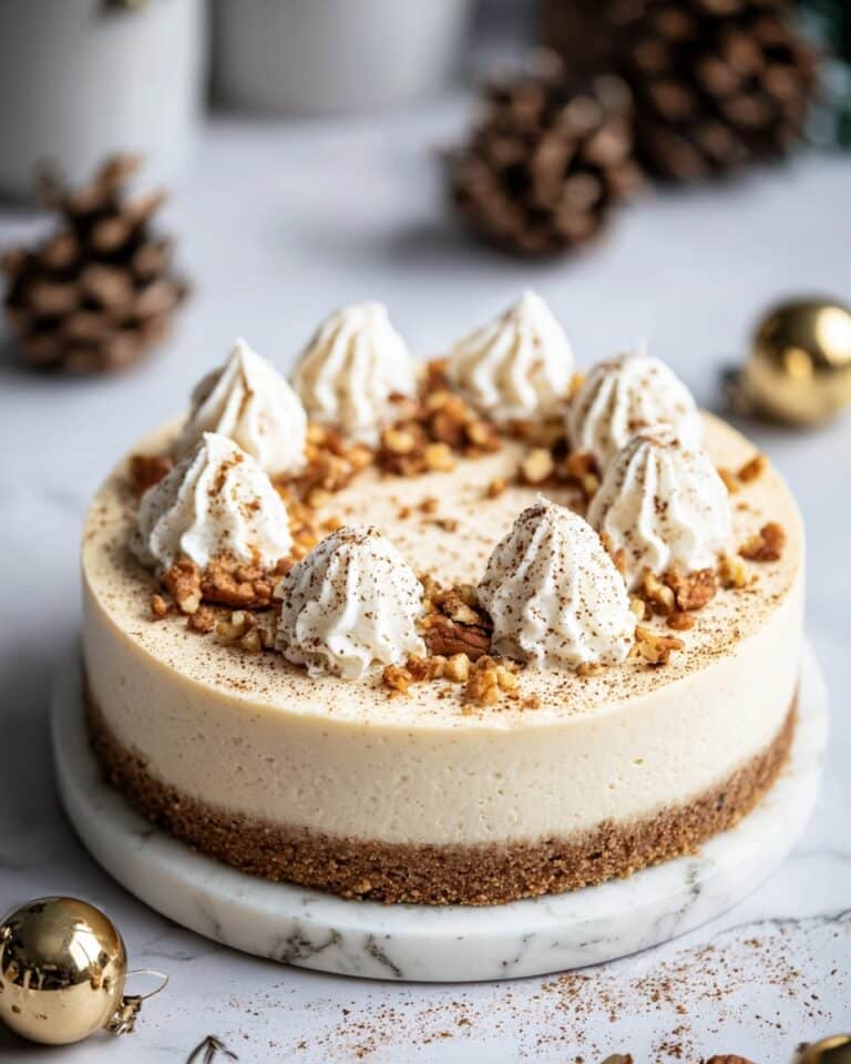 Eggnog Cheesecake Recipe