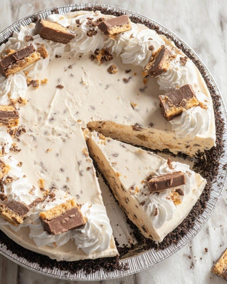 No-Bake Toffee Cheesecake Pie Recipe