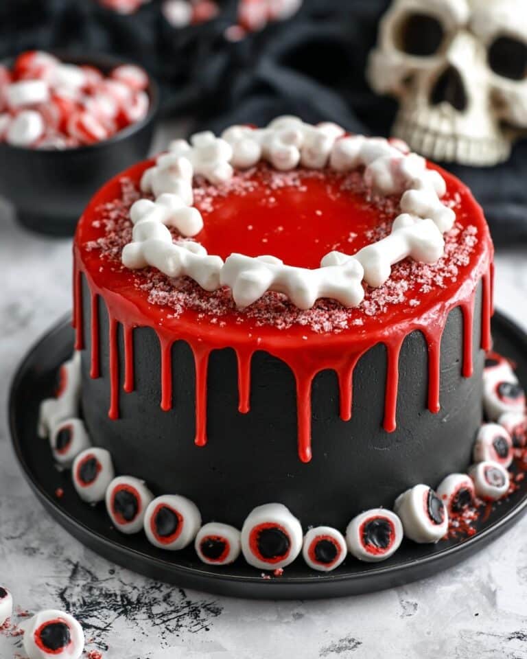 Spooky Halloween Marble Cake Recipe