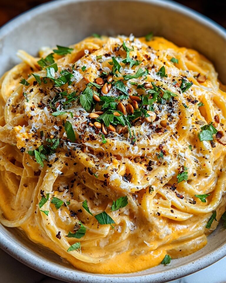 Creamy Pumpkin Alfredo Pasta Recipe