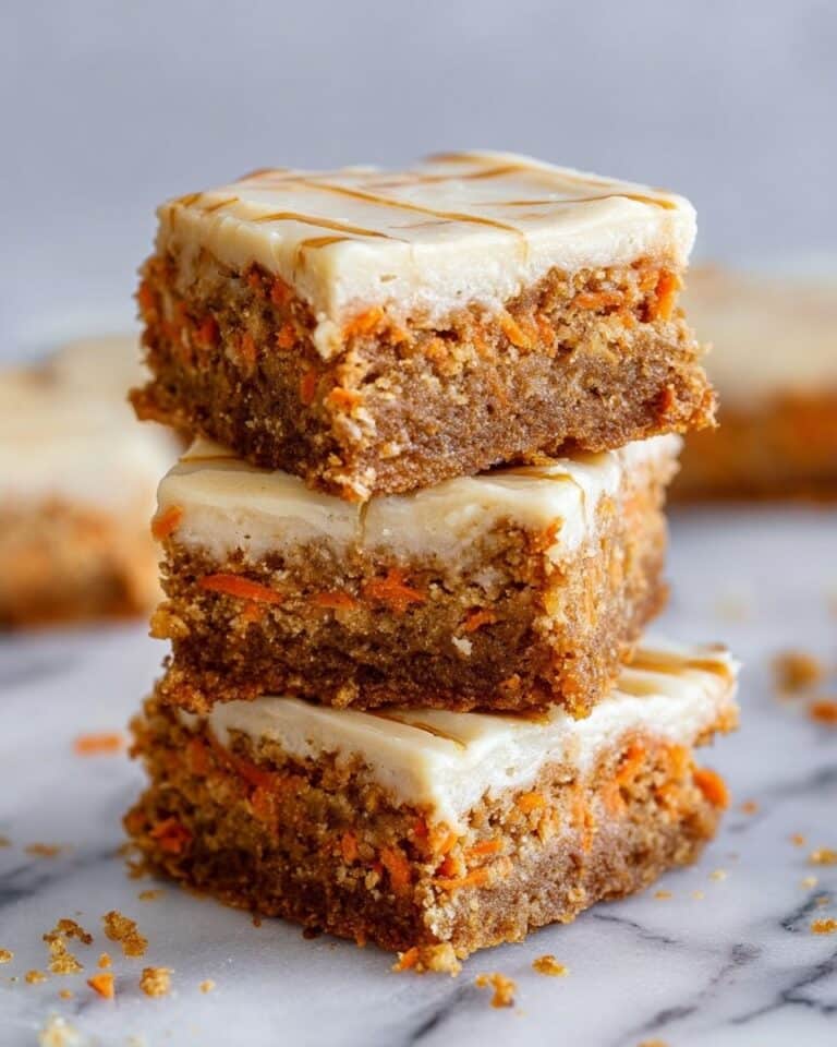 Carrot Cake Cream Cheese Bars Recipe