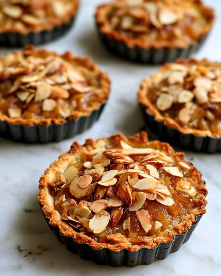Apple Tartlets with Almond Crunch Topping Recipe
