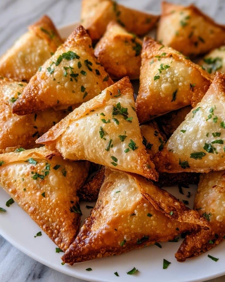 Garlic Herb Cream Cheese Rangoon Rolls Recipe