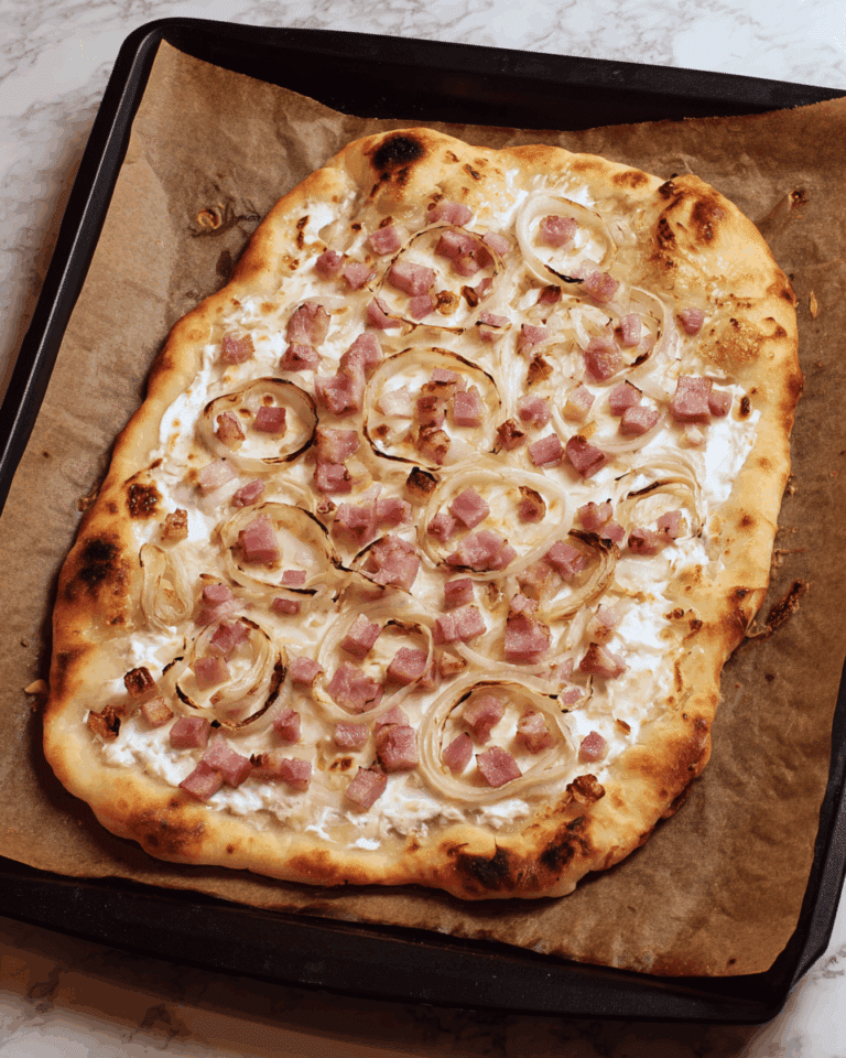 German Flammkuchen (Flatbread Pizza) Recipe