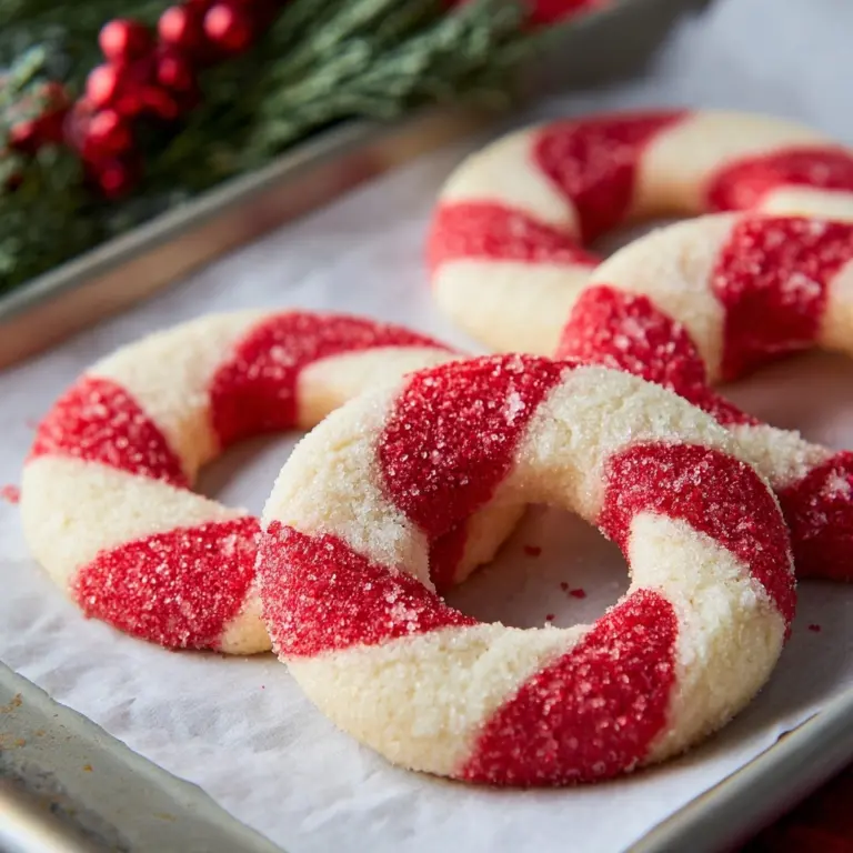 Candy Cane Cookies Recipe