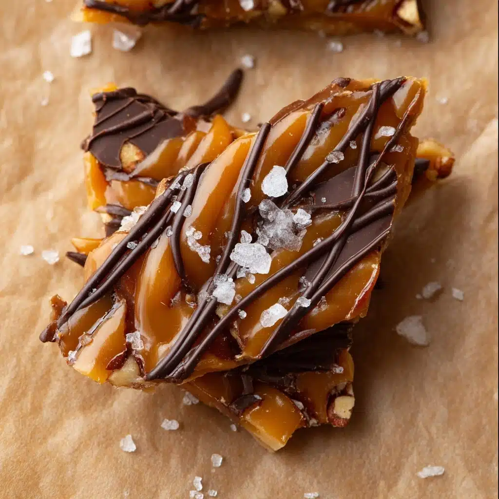 Salted caramel pretzel bark Recipe - Recipe Image