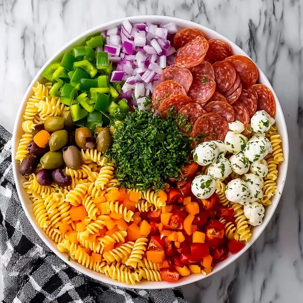 Quick Italian Pasta Salad Recipe - Recipe Image