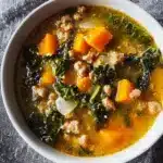 Sausage Sweet Potato & Kale Soup Recipe