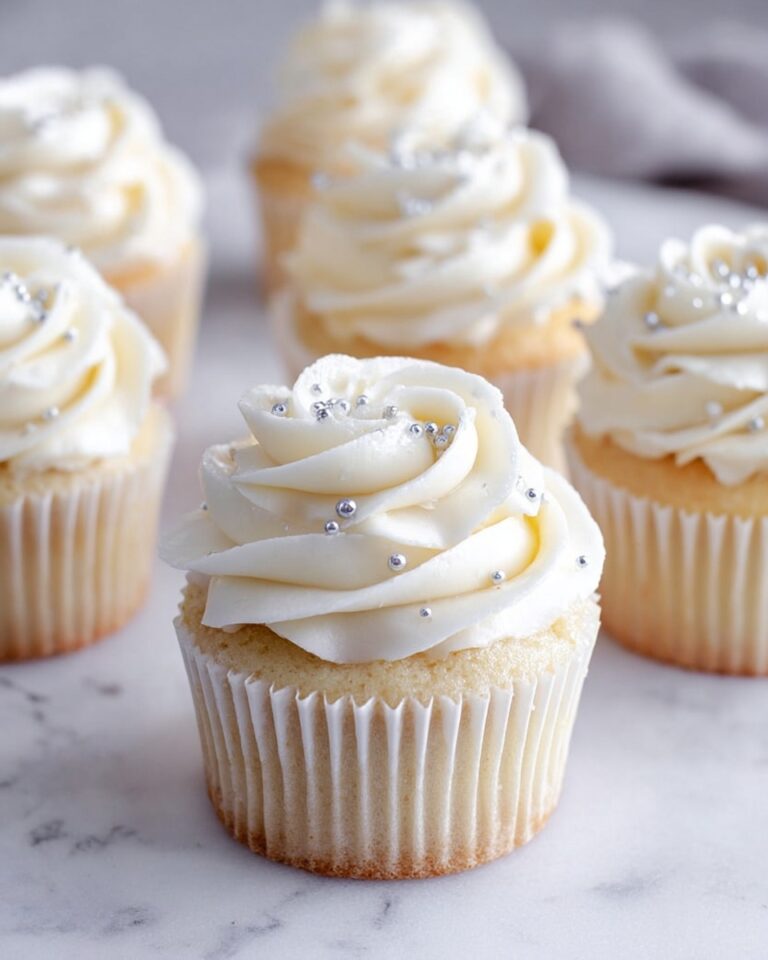 White Almond Cupcakes with Almond Buttercream Frosting Recipe