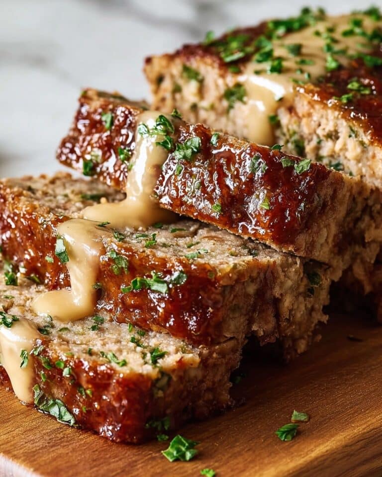 Juicy Garlic Parmesan Chicken Meatloaf Recipe