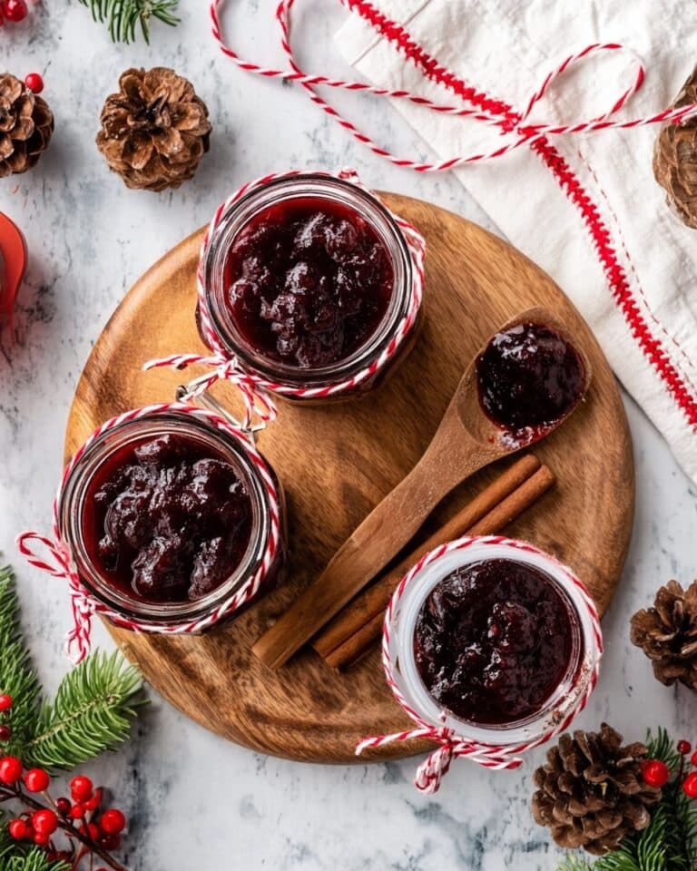 Christmas Cranberry-Strawberry Spice Jam Recipe