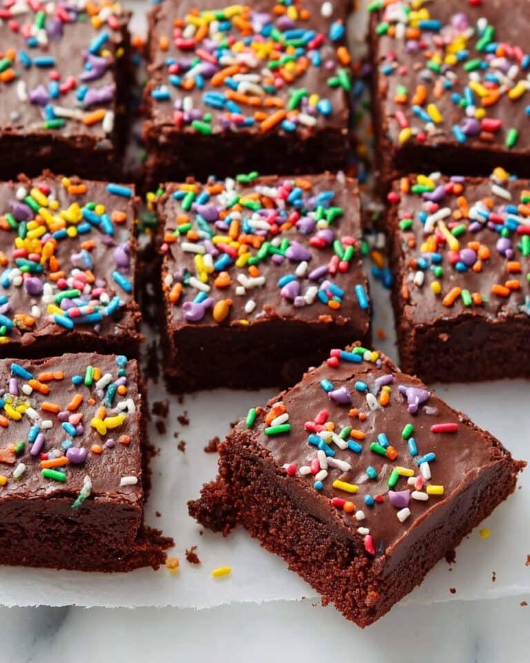Frosted Holiday Mint M&M Brownies Recipe