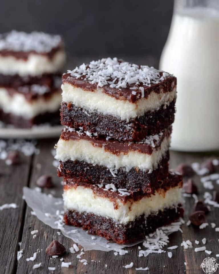 Chocolate Coconut Brownies Recipe