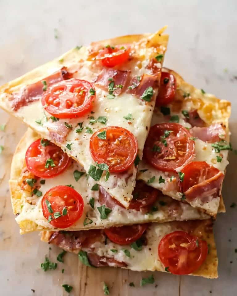 Air Fryer Tortilla Pizza Recipe