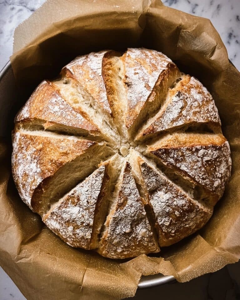 Easy No-Knead Dutch Oven Crusty Bread Recipe
