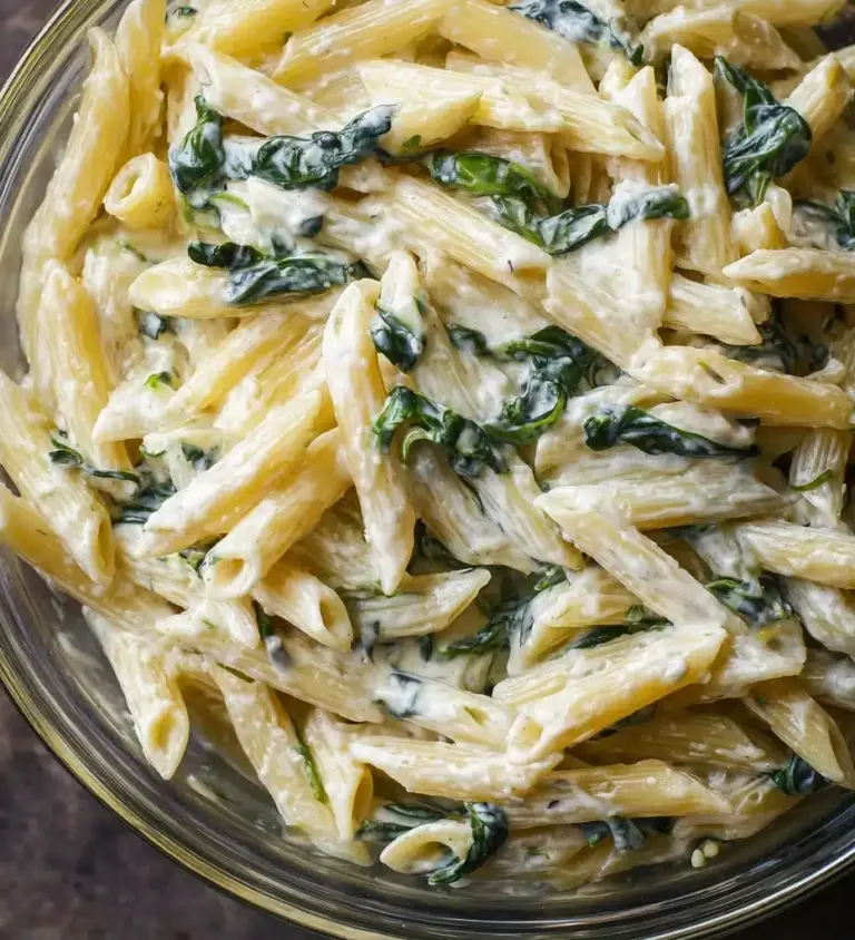 Spinach Dip Pasta Salad Recipe