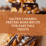 Salted caramel pretzel bark Recipe