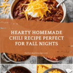 Easy Homemade Chili Recipe