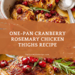 One-Pan Cranberry Rosemary Chicken Recipe