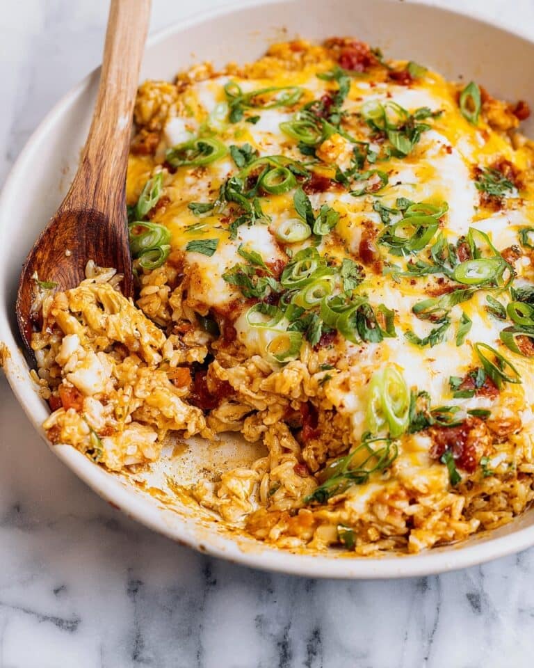 Green Chile Chicken and Rice Casserole Recipe