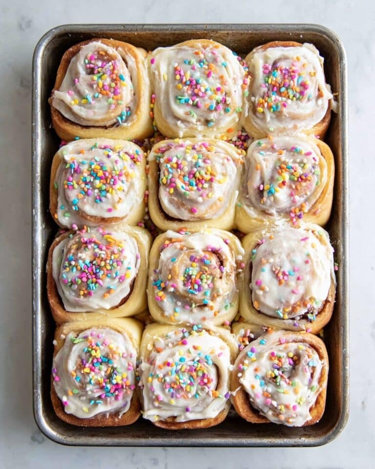 Funfetti Cinnamon Rolls Recipe
