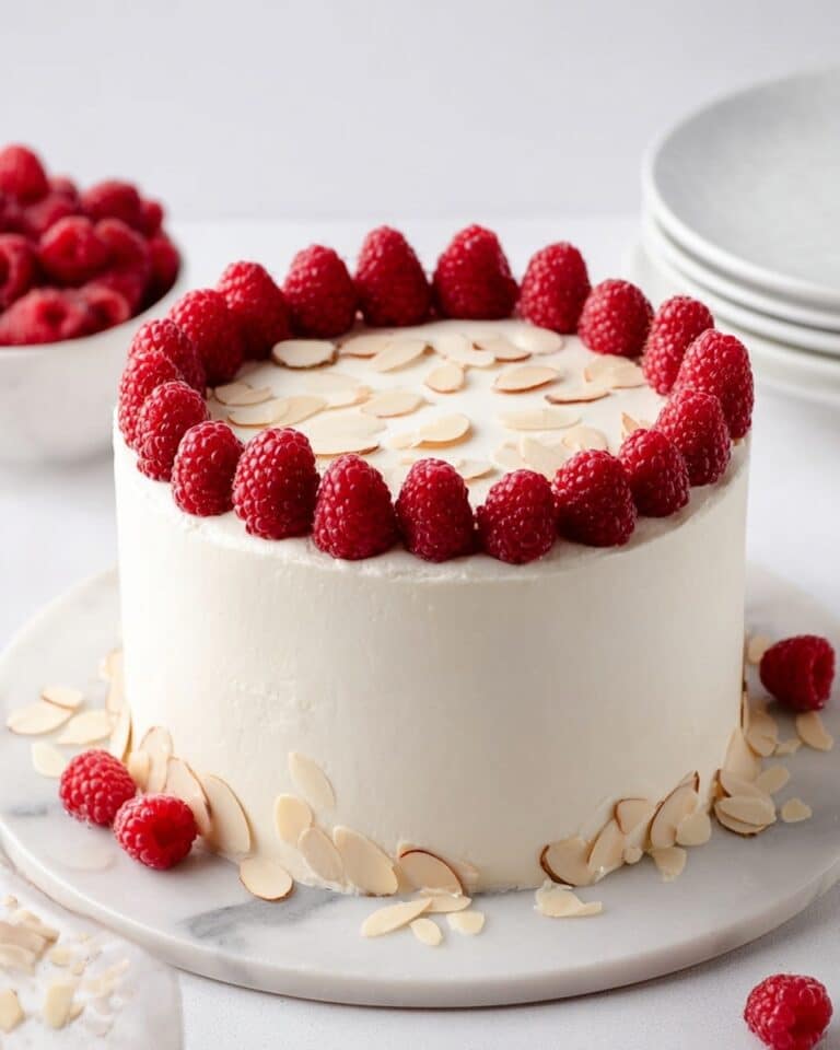 Raspberry Almond Cake Recipe