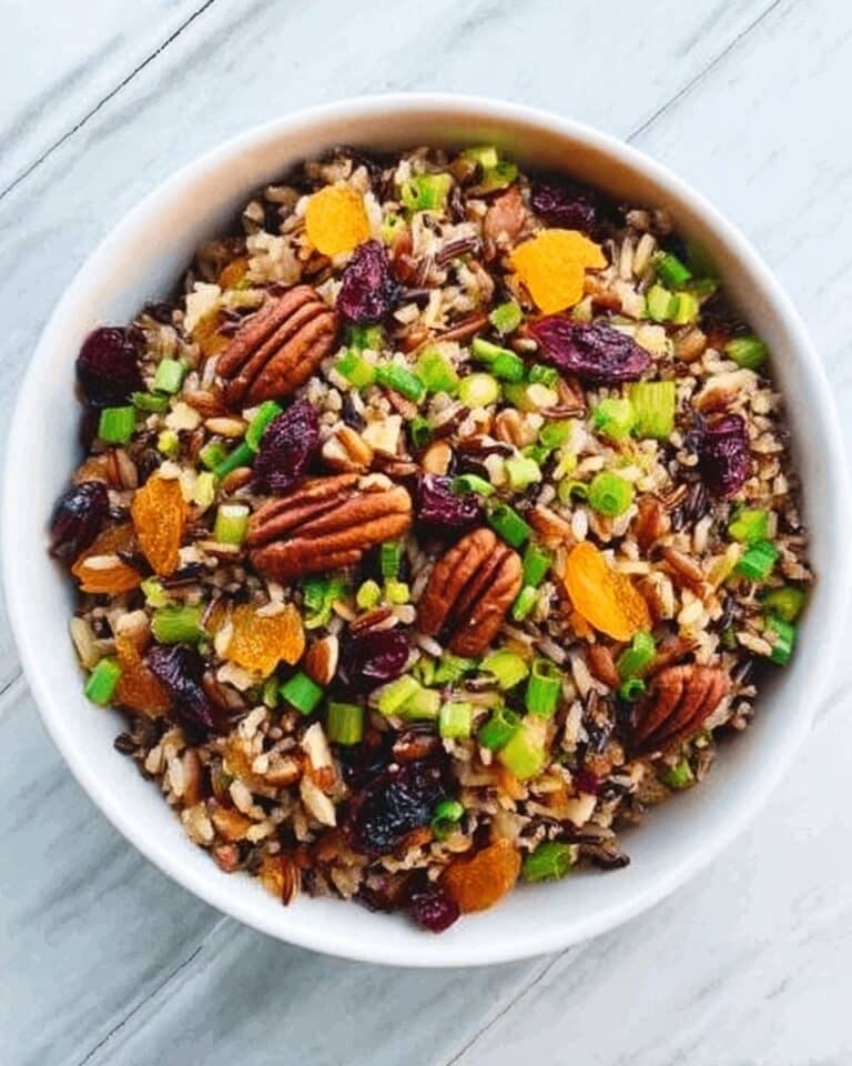 Wild Rice Salad with Cranberries & Pecans Recipe