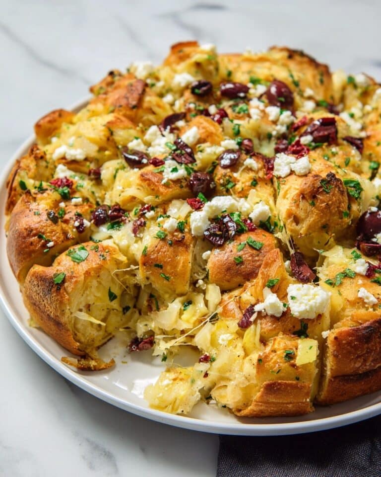 Mediterranean Pull Apart Bread Recipe