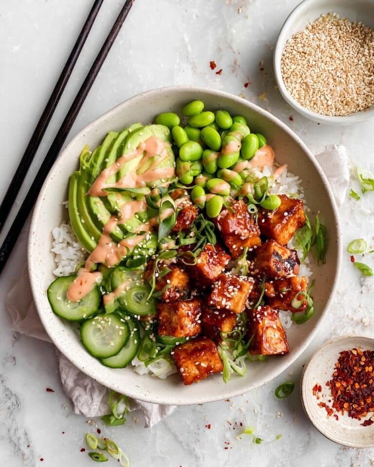 Honey Sriracha Salmon Bowls Recipe