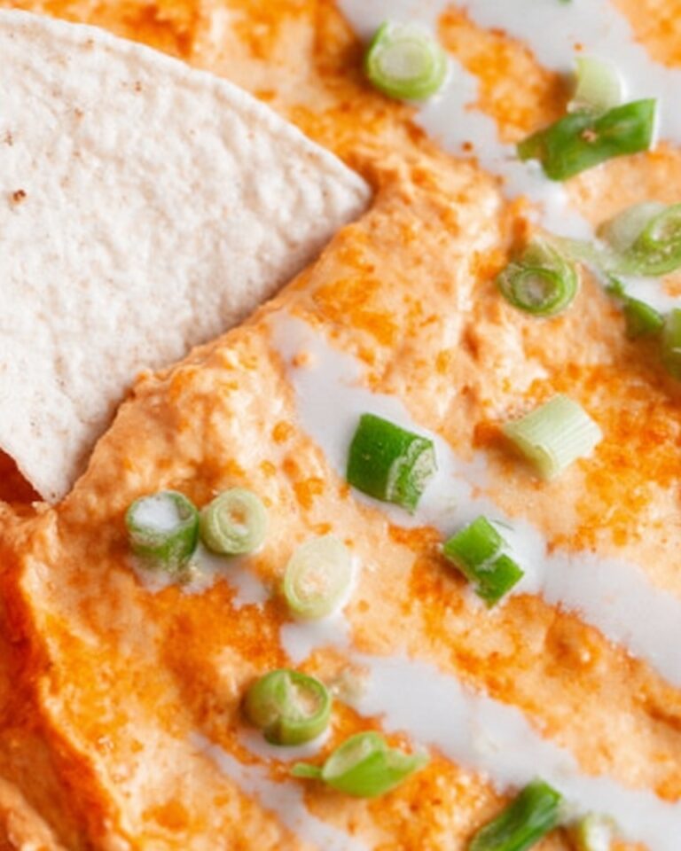 Healthy Cottage Cheese Buffalo Chicken Dip Recipe
