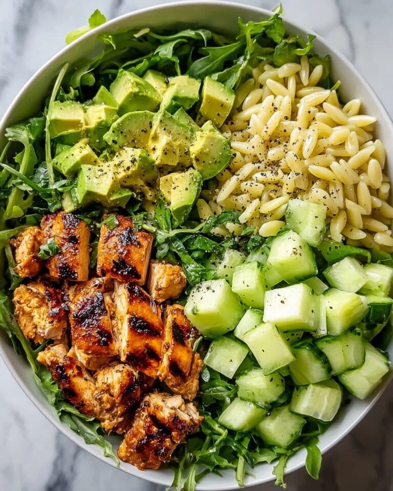 Grilled Chicken Orzo Salad Recipe