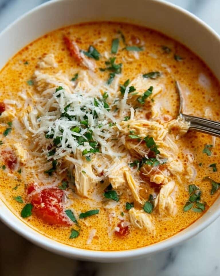 Crock Pot Creamy Chicken Parmesan Soup Recipe