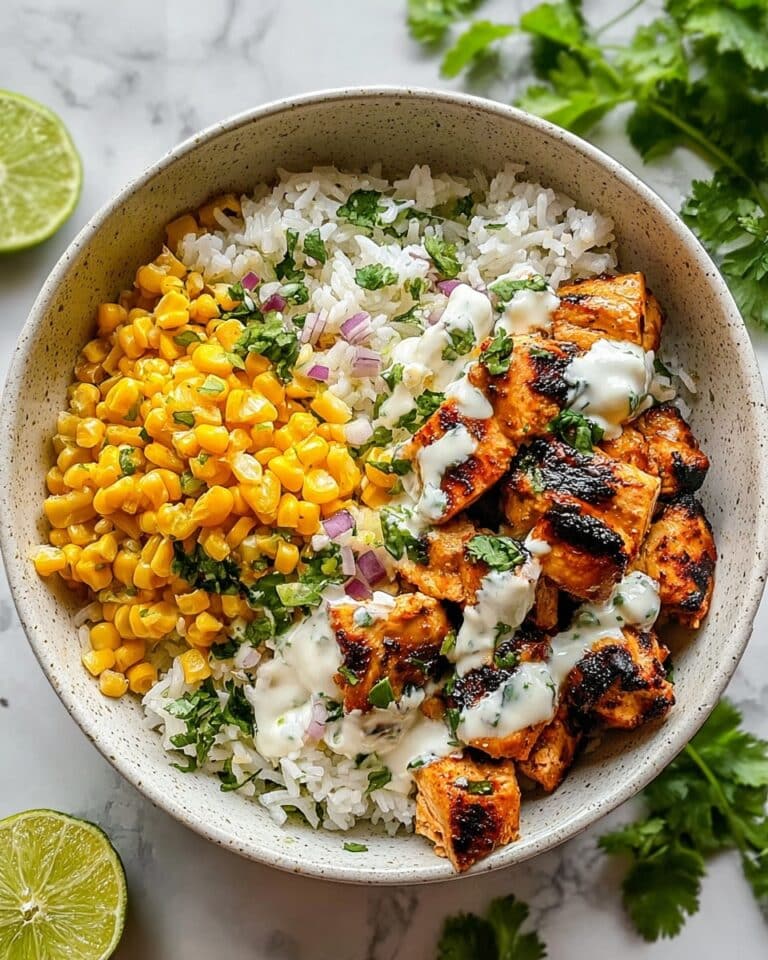 Street Corn Chicken Rice Bowl Recipe