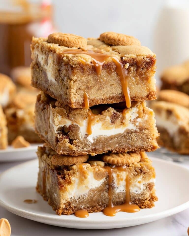 Biscoff Cookie Butter Blondies Recipe