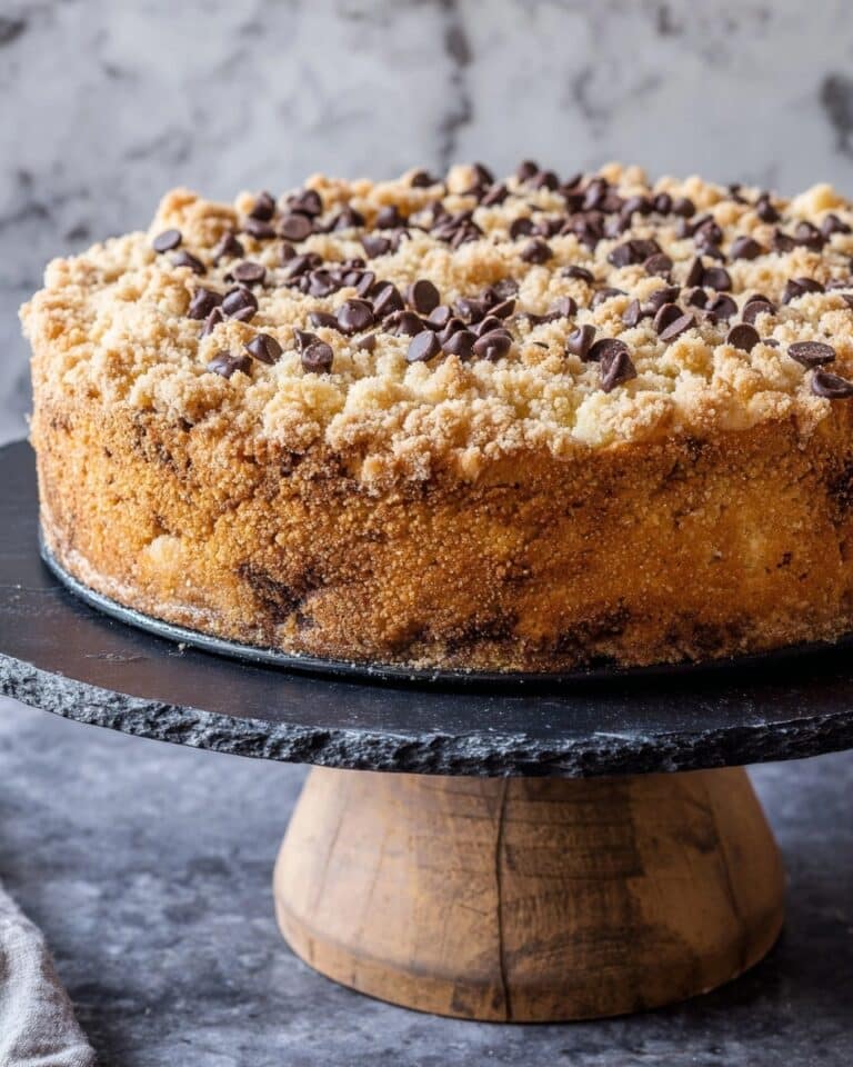 Chocolate Chip Ricotta Crumb Cake Recipe