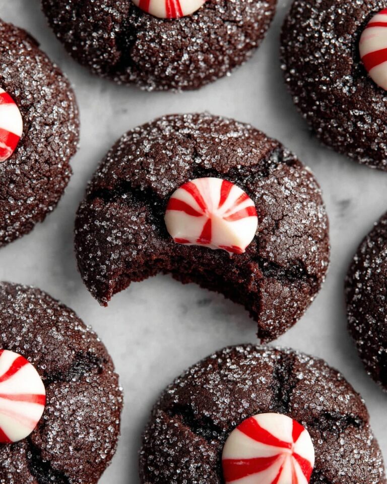 Chocolate Peppermint Blossoms Recipe