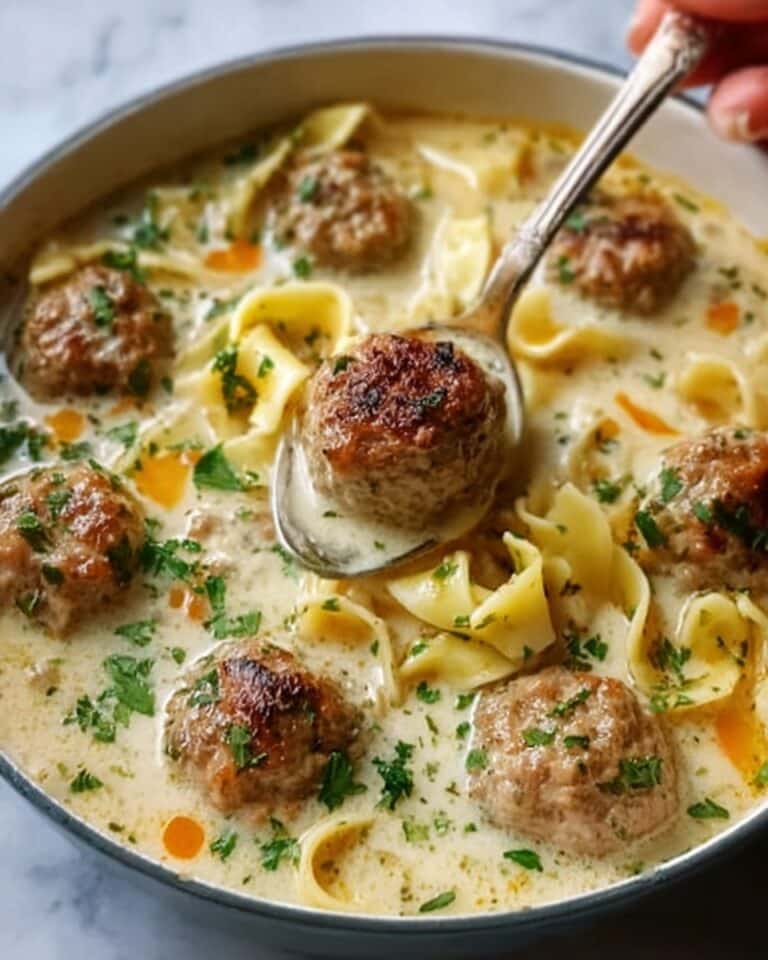 Cozy Swedish Meatball Soup Recipe