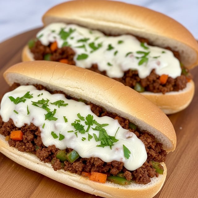 Ground Beef Philly Cheesesteaks Recipe