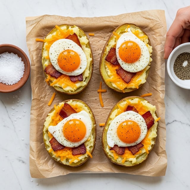 Twice Baked Loaded Breakfast Potatoes Recipe