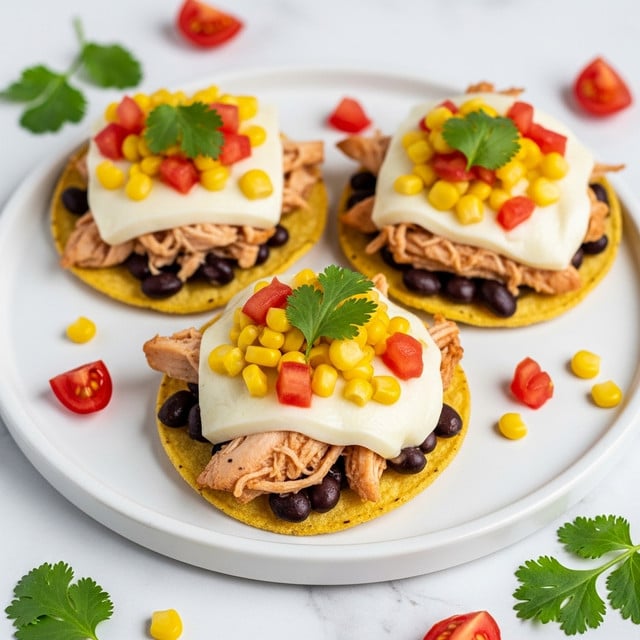 Mexican Chicken Tostadas Recipe