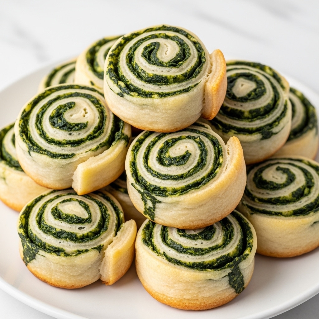 Spinach Dip Bite-Sized Pinwheels Recipe - Recipe Image