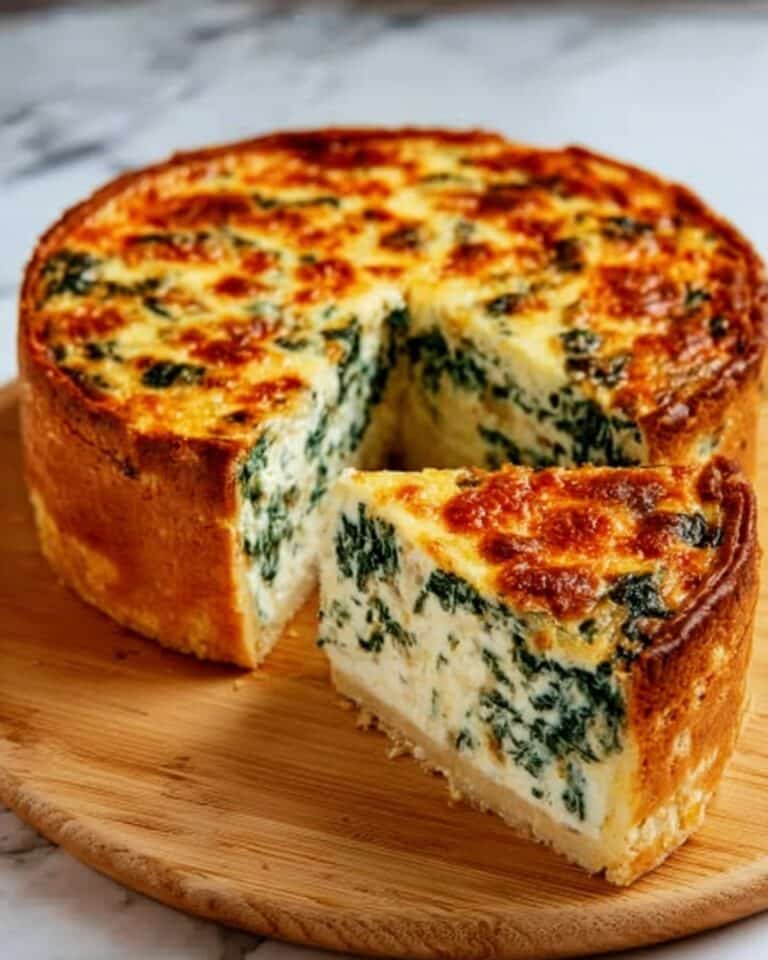Cottage Cheese and Spinach Crustless Quiche Recipe