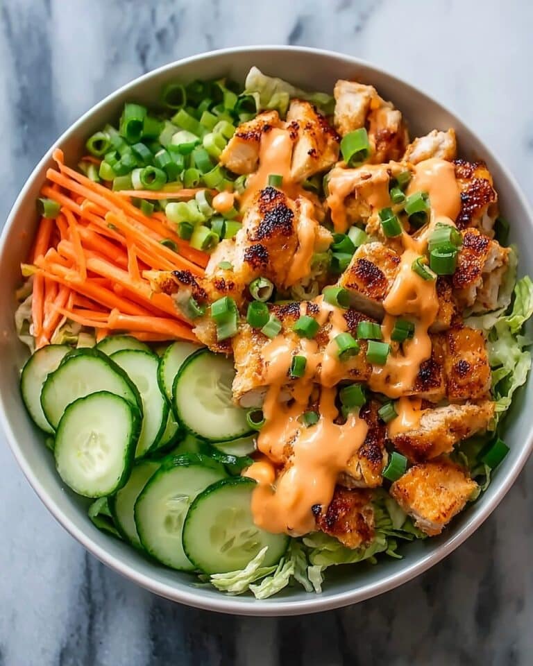 Spicy Fried Chicken Bowl with Bang Bang Sauce Recipe