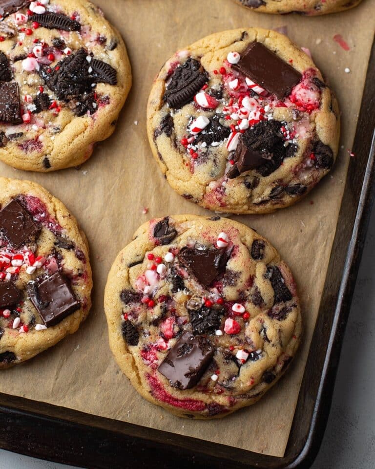 Oreo Peppermint Chocolate Chip Cookies Recipe