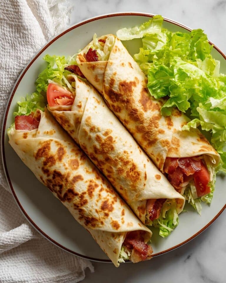 Gourmet BLT Wraps with Secret Sauce Recipe